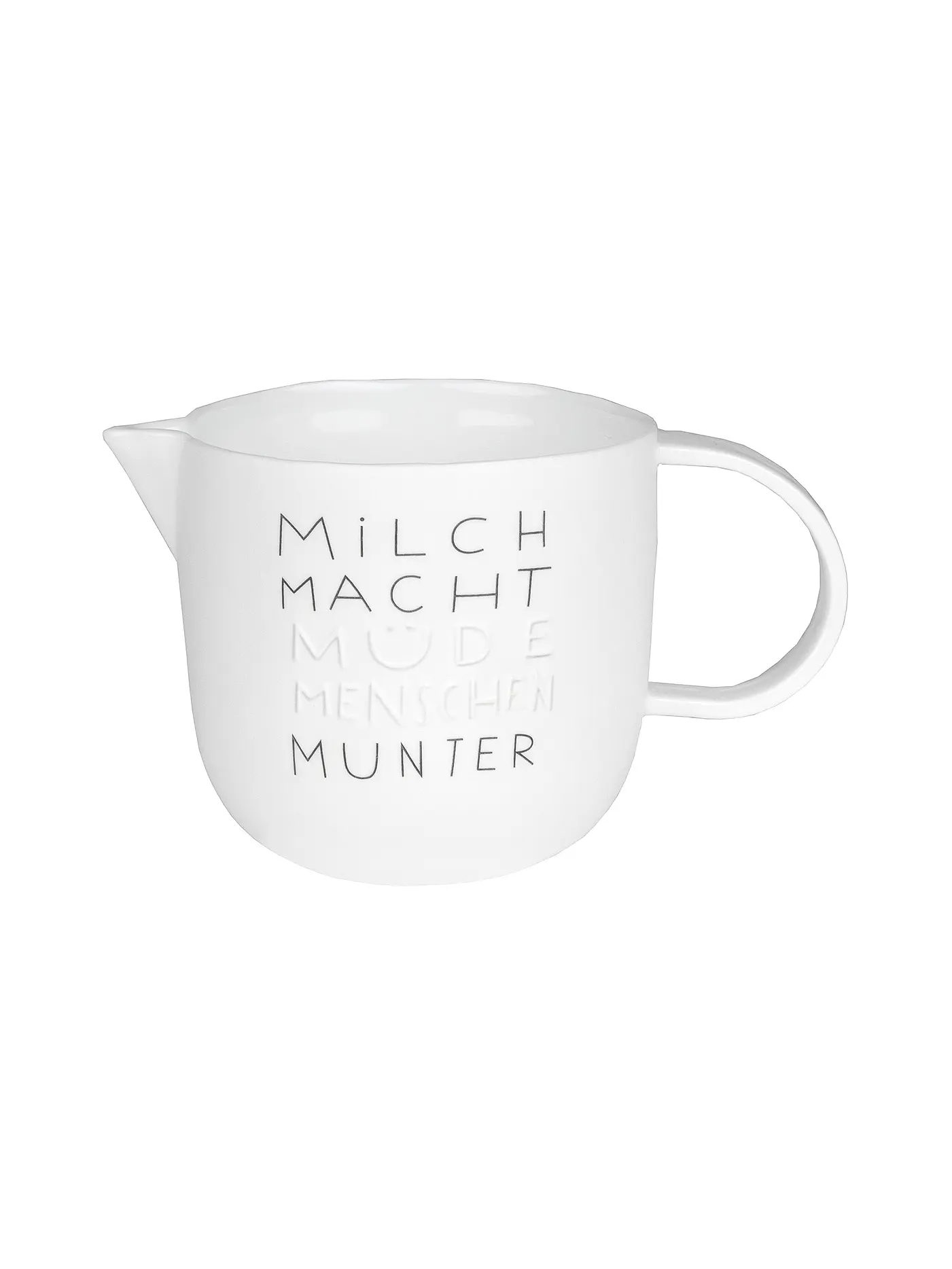 RAEDER | DINING Breakfast Milchkännchen Milch macht müde 250ml | 
